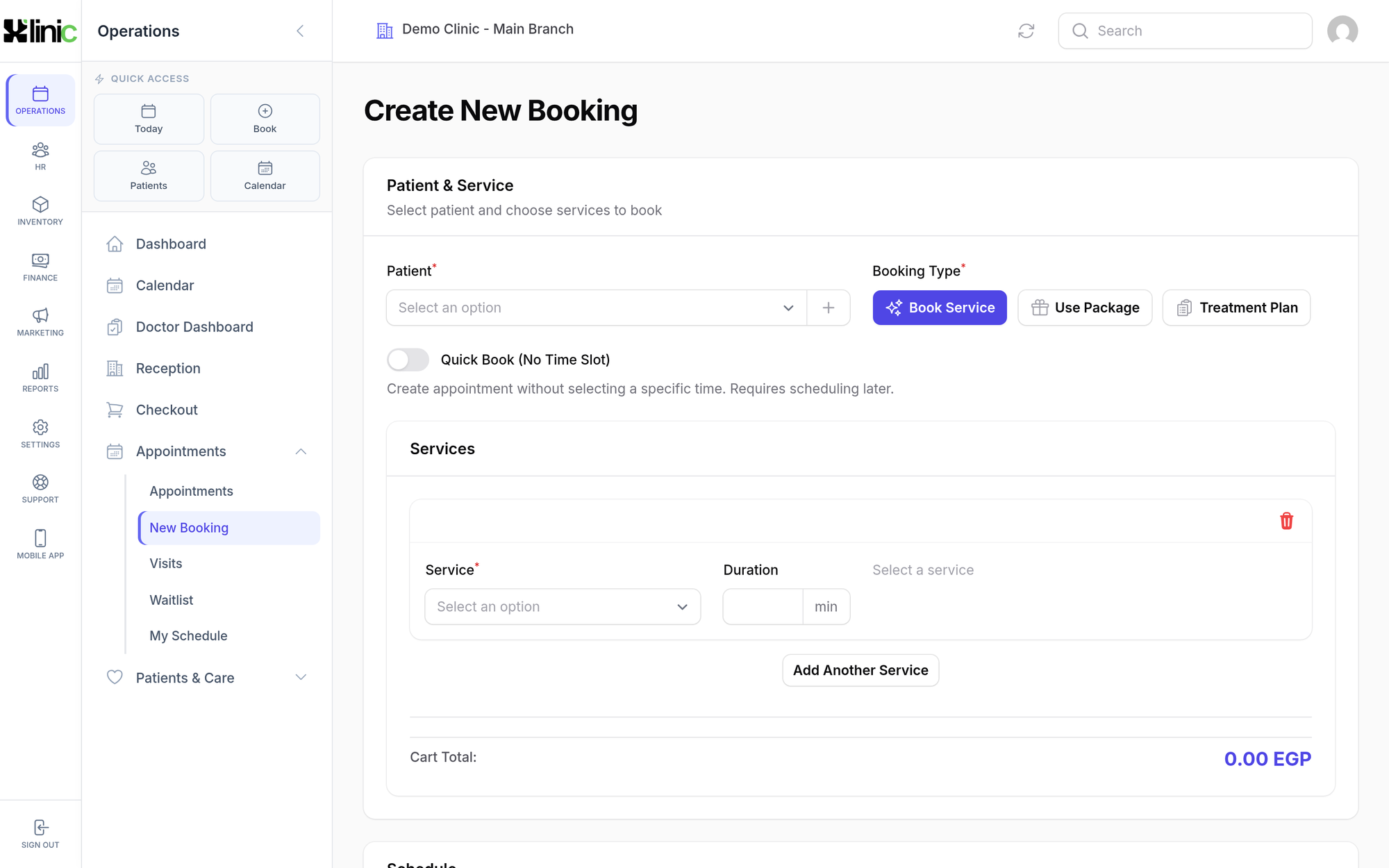 Book in seconds, not minutes