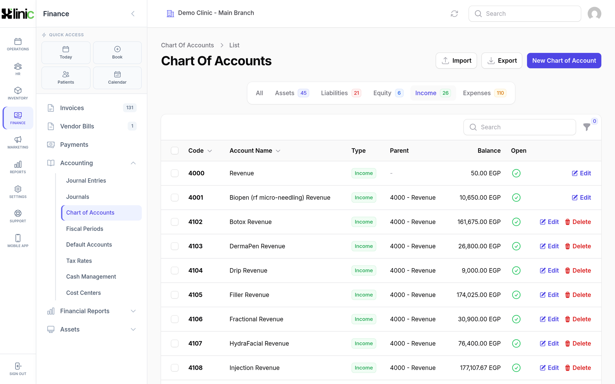 A real general ledger
